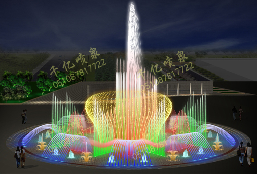 Dry type fountain 012