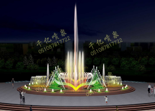 Dry type fountain 017