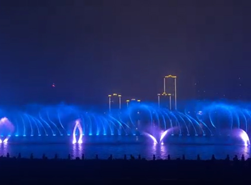 Ji 'an Luling Ecological Park music fountain