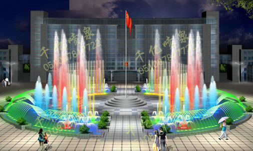 廣場噴泉006